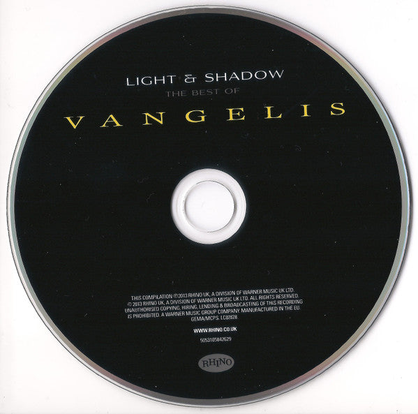 Vangelis : Light & Shadow: The Best Of Vangelis (CD, Comp)