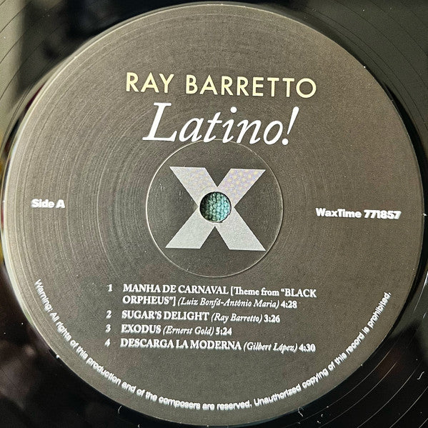 Ray Barretto Y Su Orquestra : Latino! (LP, Album, Ltd, RE, RM, 180)