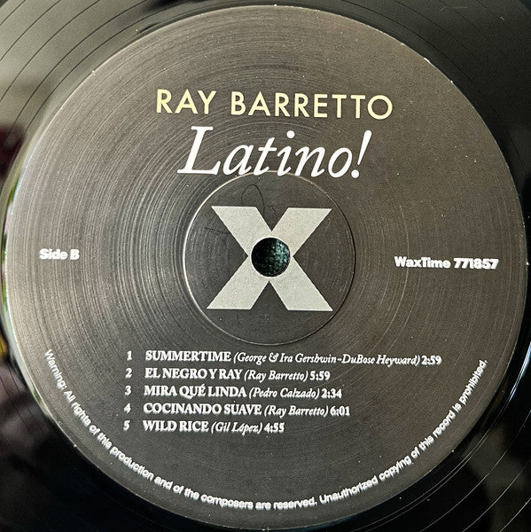 Ray Barretto Y Su Orquestra : Latino! (LP, Album, Ltd, RE, RM, 180)