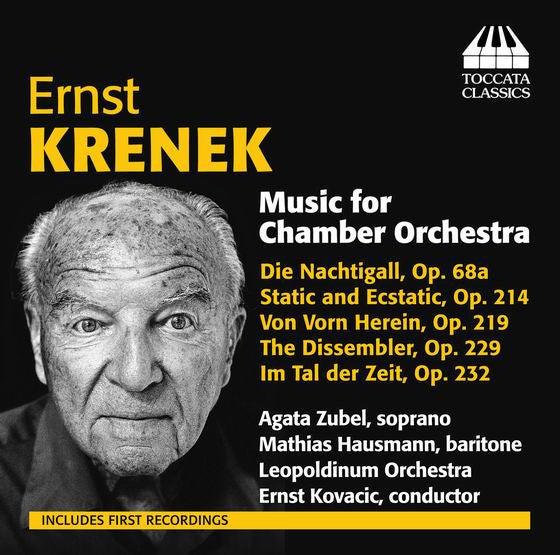 Ernst Krenek, Agata Zubel, Mathias Hausmann, Wrocławska Orkiestra Kameralna Leopoldinum, Ernst Kovacic : Music For Chamber Orchestra (CD)