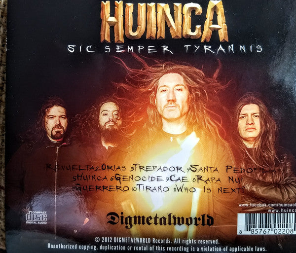 Huinca : Sic Semper Tyrannis (CD, Album, Dig)
