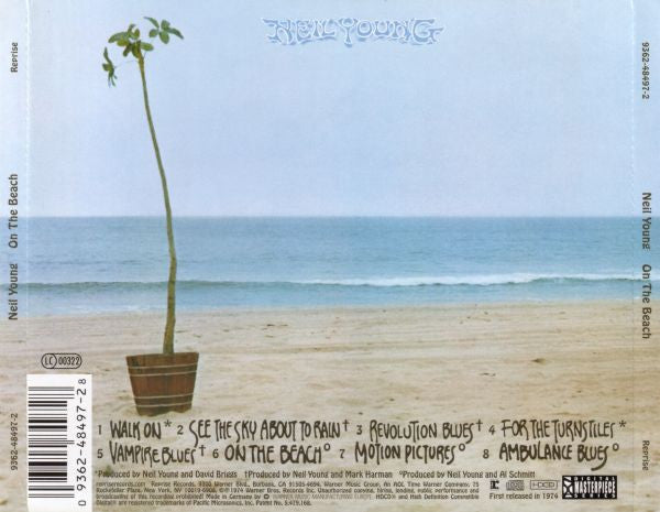 Neil Young : On The Beach (HDCD, Album, RE, RM)