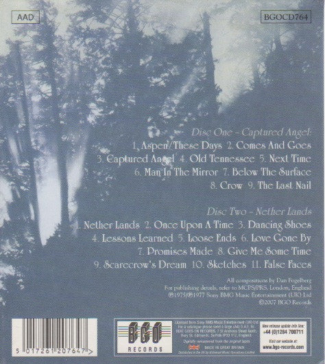 Dan Fogelberg : Captured Angel / Nether Lands (2xCD, Comp, RE, RM)