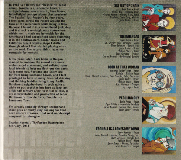 Thriftstore Masterpiece : Presents Lee Hazlewood's Trouble Is A Lonesome Town (CD, Album, Gat)