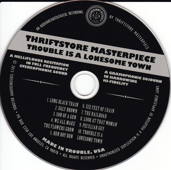 Thriftstore Masterpiece : Presents Lee Hazlewood's Trouble Is A Lonesome Town (CD, Album, Gat)