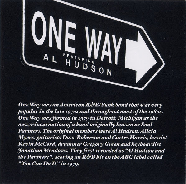 One Way Featuring Al Hudson : One Way Featuring Al Hudson (CD, Album, RE, RM)