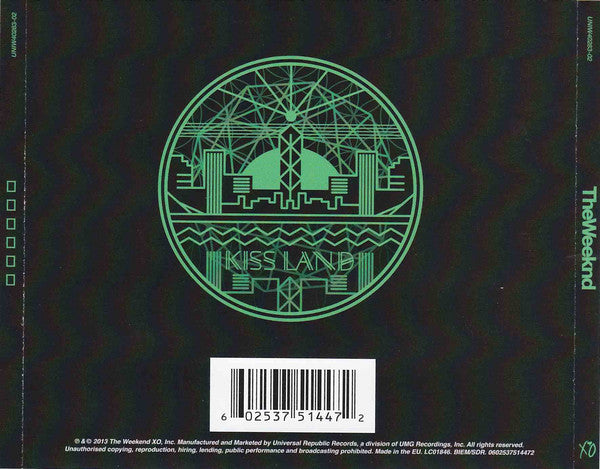 The Weeknd : Kiss Land (CD, Album)
