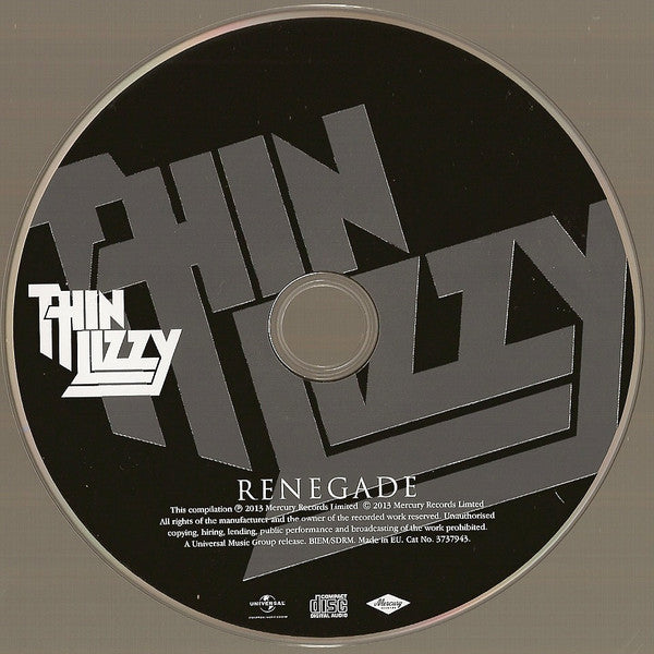 Thin Lizzy : Renegade (CD, Album, RE, RM)