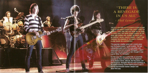 Thin Lizzy : Renegade (CD, Album, RE, RM)