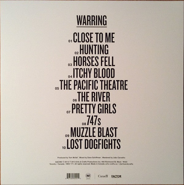 The Darcys : Warring (LP, Album, 180)