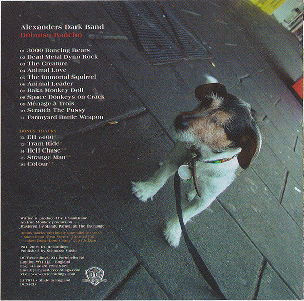 Alexanders Dark Band : Dobutsu Bancho (CD, Album, Ltd)