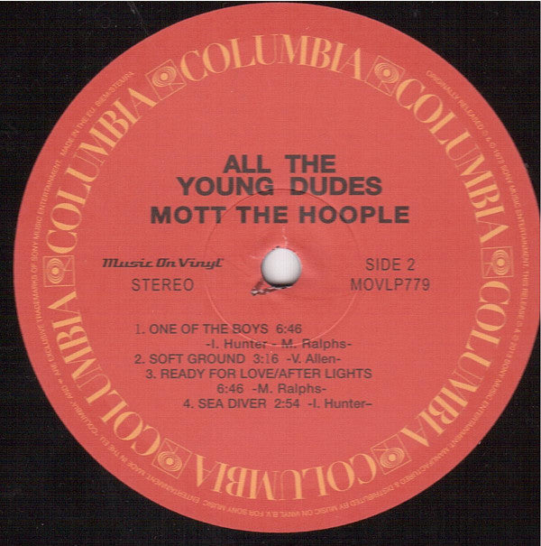 Mott The Hoople : All The Young Dudes (LP, Album, RE)