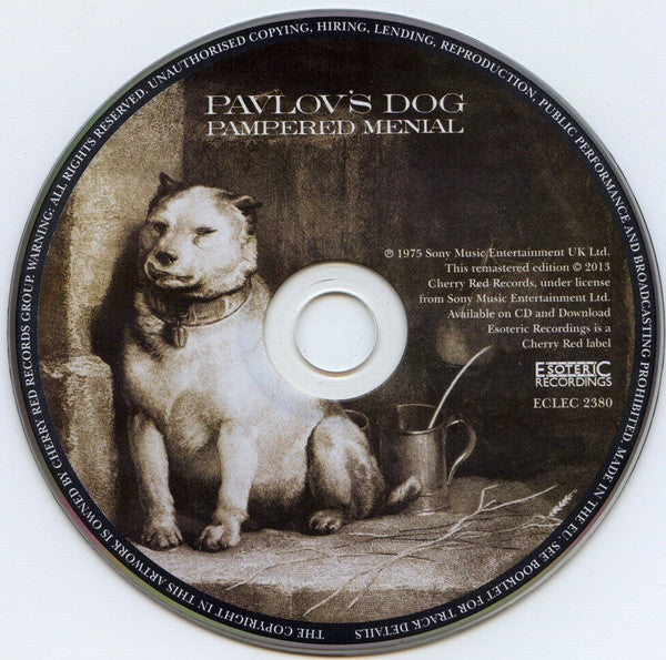 Pavlov's Dog : Pampered Menial (CD, Album, RE, RM)