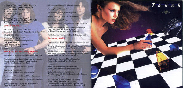Touch (16) : Touch (CD, Album, RE, RM)