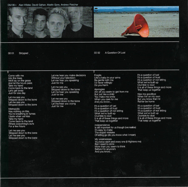 Depeche Mode : The Singles 86>98 (2xCD, Comp, RE, RM)