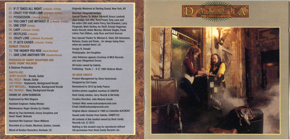 Dakota (5) : Dakota (CD, Album, RE, RM)