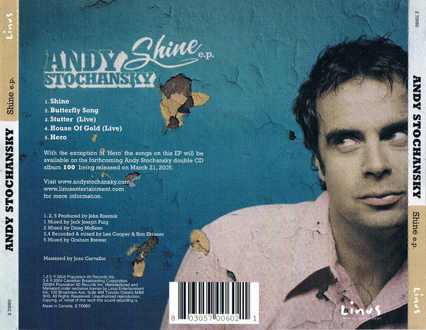 Andy Stochansky : Shine e.p. (CD, EP)