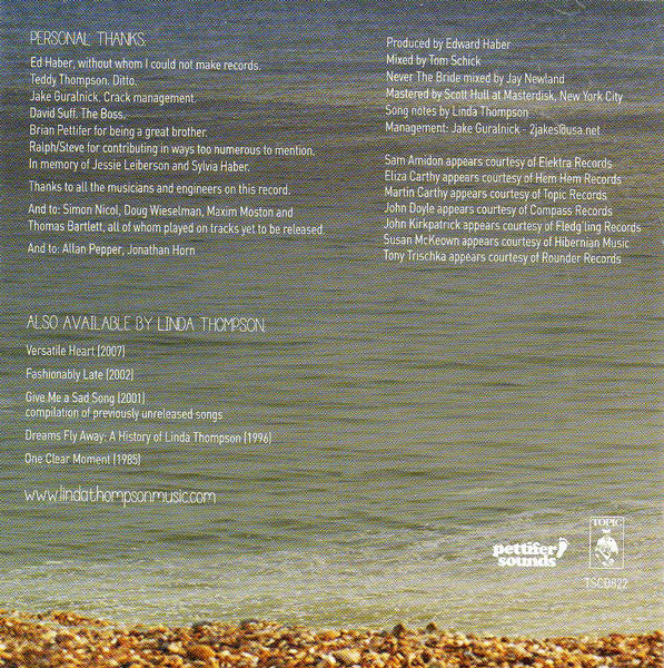 Linda Thompson : Won't Be Long Now (CD, Album, Dig)