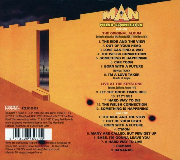Man : Welsh Connection (2xCD, Album, RE, RM)