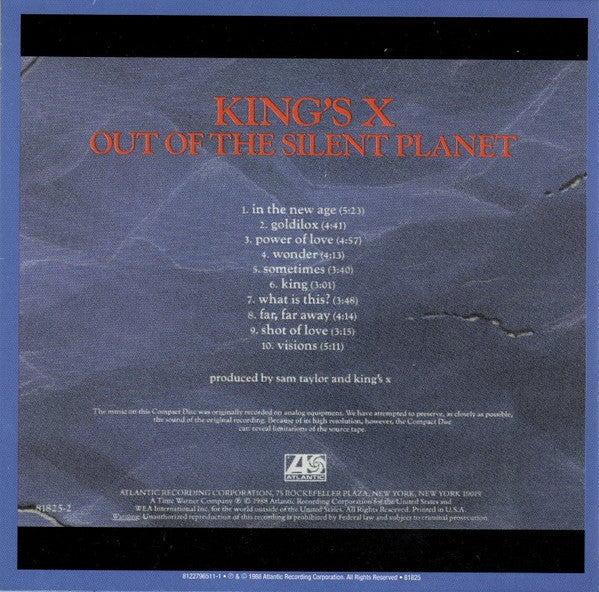 King's X : Original Album Series (CD, Album, RE + CD, Album, RE + CD, Album, RE + CD)