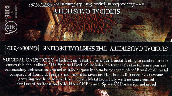 Suicidal Causticity : The Spiritual Decline (CD, Album)
