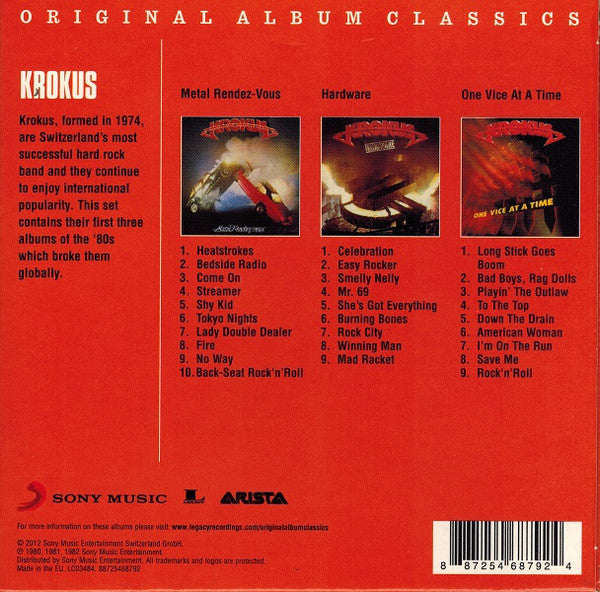 Krokus : Original Album Classics (Box, Comp + CD, Album, RE + CD, Album, RE + CD, Al)
