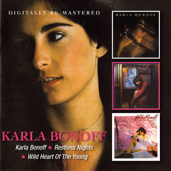 Karla Bonoff : Karla Bonoff / Restless Nights / Wild Heart Of The Young (2xCD, Comp, RM)