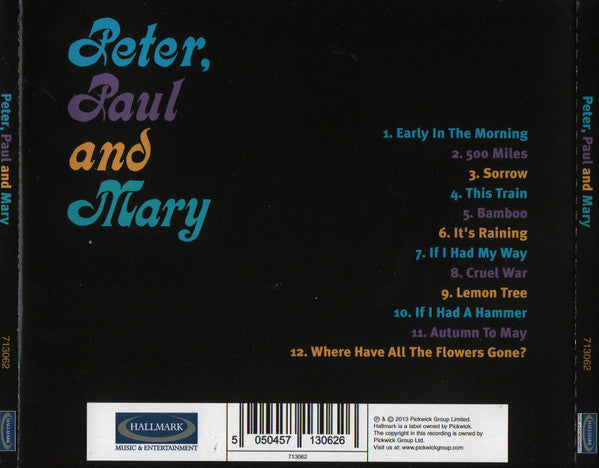 Peter, Paul And Mary* : Peter, Paul And Mary (CD, Album, RE)