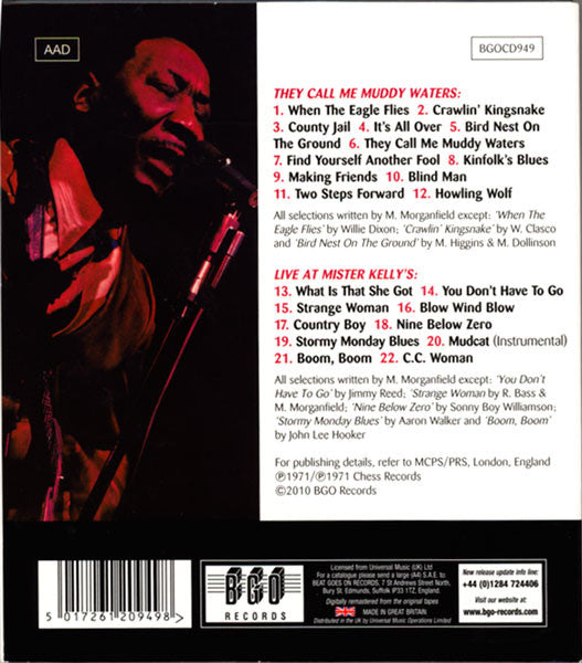 Muddy Waters : They Call Me Muddy Waters / Live At Mr. Kelly's (CD, Comp, RM)
