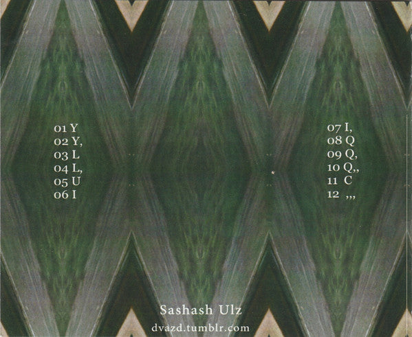 Sashash Ulz : Chtenie (CD, Album, Ltd)