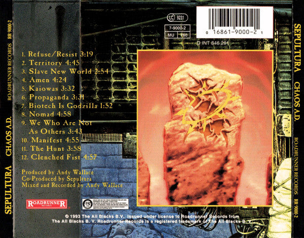 Sepultura : Chaos A.D. (CD, Album)