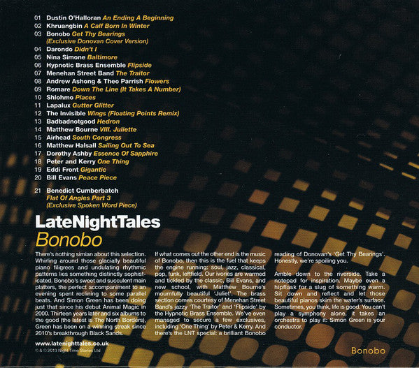Bonobo : LateNightTales (CD, Mixed)