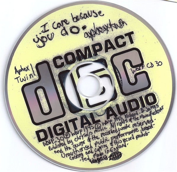 Aphex Twin : ...I Care Because You Do (CD, Album, RE)