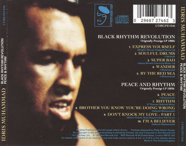 Idris Muhammad : Black Rhythm Revolution / Peace & Rhythm (CD, Comp)