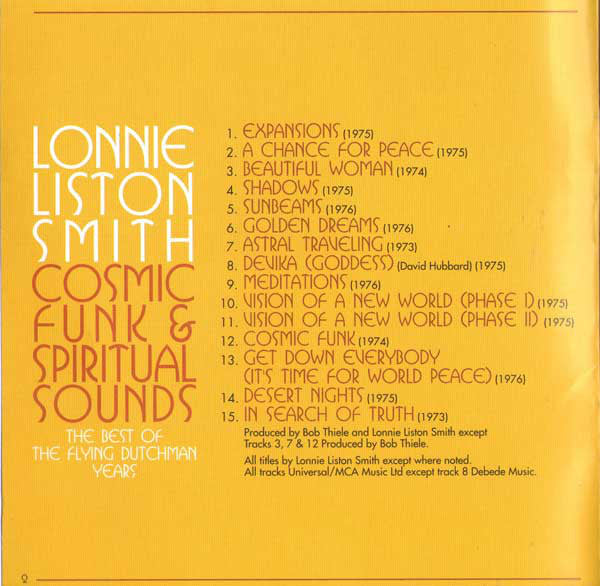 Lonnie Liston Smith : Cosmic Funk & Spiritual Sounds - The Best Of The Flying Dutchman Years (CD, Comp)
