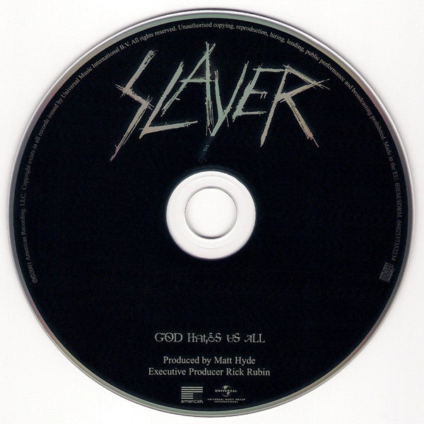 Slayer : God Hates Us All (CD, Album, RE)