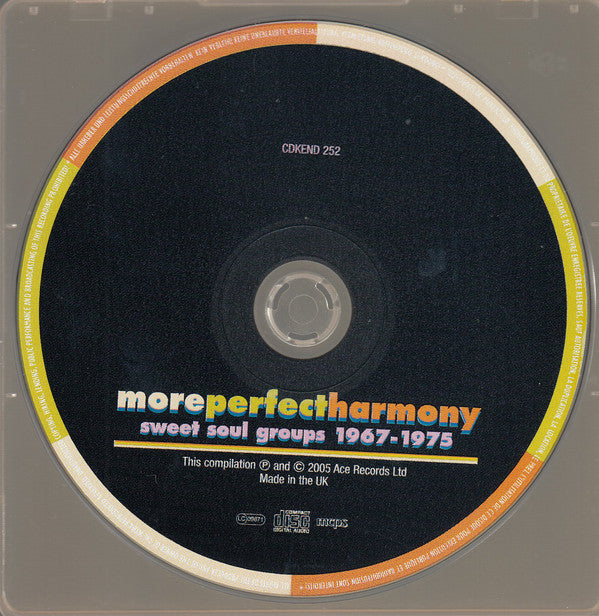 Various : More Perfect Harmony (Sweet Soul Groups 1967-1975) (CD, Comp)