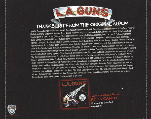 L.A. Guns : L.A. Guns (CD, Album, RE, RM)
