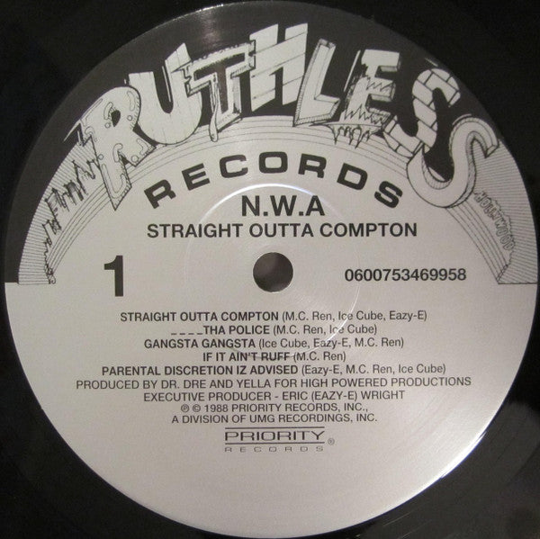 N.W.A* : Straight Outta Compton (LP, Album, RE, GZ )