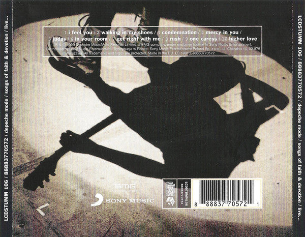 Depeche Mode : Songs Of Faith And Devotion Live (CD, Album, RP)