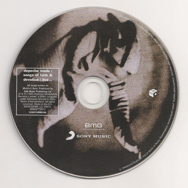 Depeche Mode : Songs Of Faith And Devotion Live (CD, Album, RP)