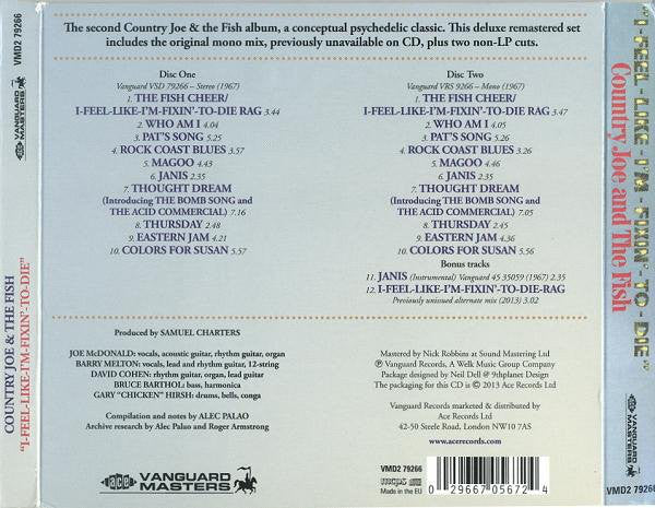 Country Joe And The Fish : I-Feel-Like-I'm-Fixin'-To-Die (CD, Album, RE + CD, Album, Mono, RE)