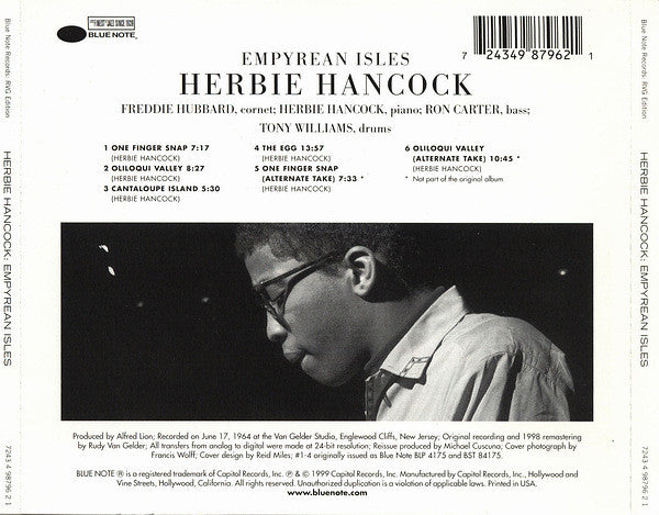 Herbie Hancock : Empyrean Isles (CD, Album, RE, RM)