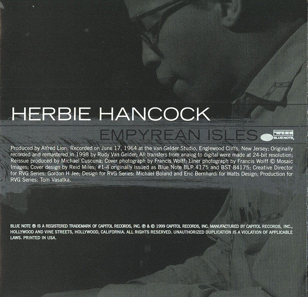 Herbie Hancock : Empyrean Isles (CD, Album, RE, RM)