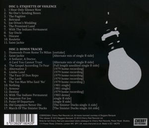 David J : Etiquette Of Violence (CD, Album, RE, RM + CD, Comp, RM)