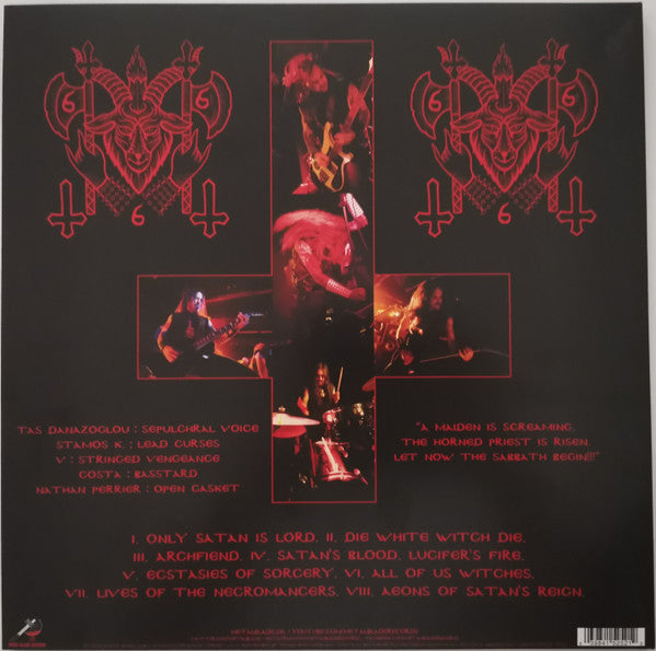 Satan's Wrath : Aeons Of Satan's Reign (LP, Album, Ltd)