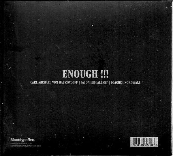 Enough!!! : Enough!!! (CD)