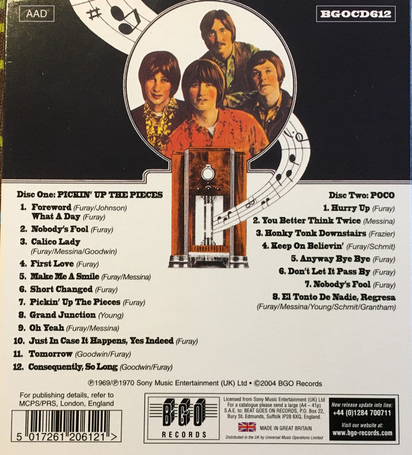 Poco (3) : Pickin' Up The Pieces / Poco (2xCD, Album, Comp, RE)