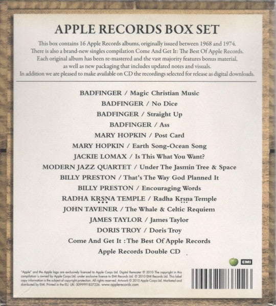 Various : Fresh From Apple Records (Apple Records Box Set) (12xCD, Album, RE, RM, Car + 2xCD, Comp, RE, RM, Ca)