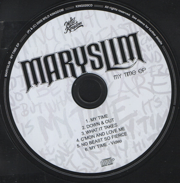 Maryslim : My Time EP (CD, EP, Enh + CD, MiniAlbum, RE)